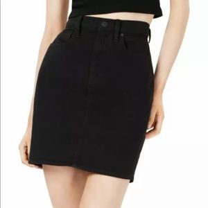 NWOT Hudson Lou Lou black denim skirt